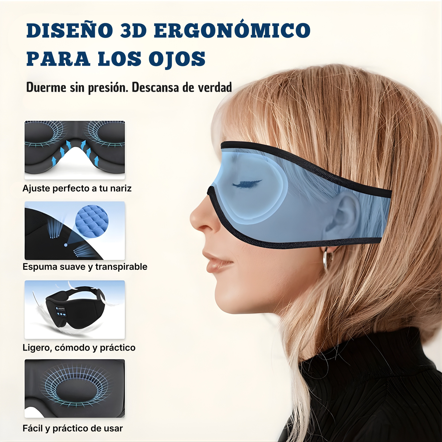 Antifaz Inteligente para Dormir